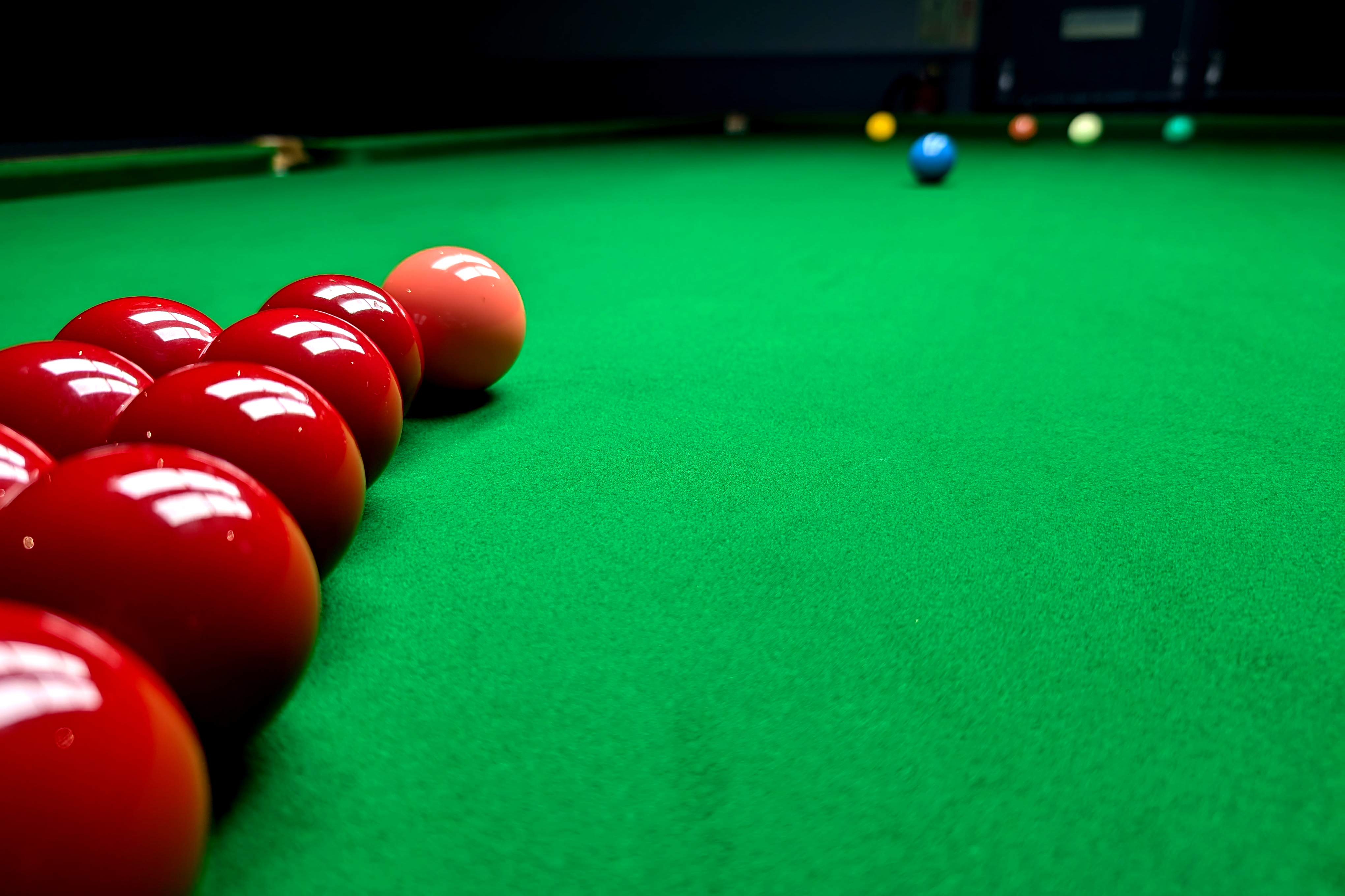 Snooker Hall Close Up Rack